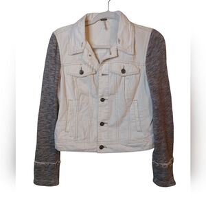 FREE PEOPLE LADIES LONG SLEEVE DENIM JACKET- SP